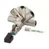 EFB Elektronik 88035P8.1 - RJ-45 - Hõbedane - Isane - tsink - Cat6 - 22/26
