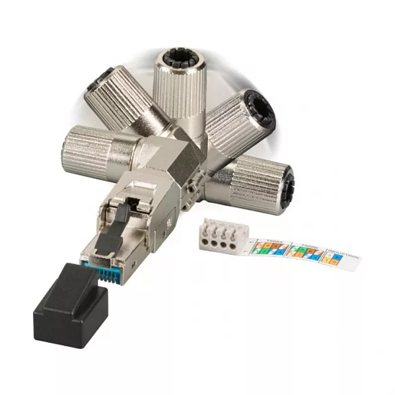 EFB Elektronik 88035P8.1 - RJ-45 - Hõbedane - Isane - tsink - Cat6 - 22/26