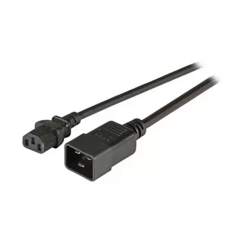 EFB-Elektronik IEC toitejuhe C20 180° - C13 180°, must, 1,8 m, 3 x 1,00 mm² Tootja: EFB Elektronik (EK531.1,8V2)