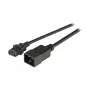 EFB-Elektronik IEC toitejuhe C20 180° - C13 180°, must, 1,8 m, 3 x 1,00 mm² Tootja: EFB Elektronik (EK531.1,8V2)