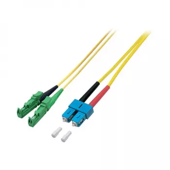 EFB Elektronik fiiberoptiline LWL ühenduskaabel [1x E2000®/APC 8°-pistik - 1x SC-pistik] 9/125µ Singlemode OS2 1,00 m EFB Elektronik (O0939.1)