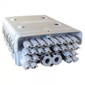 FTTH IP65 välistingimustes fiiberoptiline harukarp Tootja FTTH-BOX-OUT-5 48 kiule, 24 adapterile, splaissiplaat kaasas