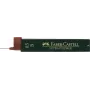 Mehaanilise pliiatsi grafiit Faber-Castell 0,5 mm B (2 pakki, must)