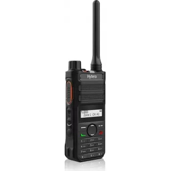 Kaasaskantav kahesuunaline raadio HYTERA AP585 BT U1 400–470 MHz, 1500 mAh Li‑ion, lühike antenn, Bluetooth 5.0, 1,4 tolline ühevärviline ekraan, IP54