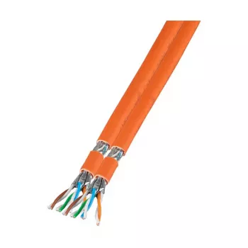 EFB-Elektronik Duplex LANCat.7 toorkaabel 1000 AWG23 S/FTP, 2x4P FRNC-B, CPR Dca, oranž, 100 m Tootja: EFB Elektronik (MK7101DX.100-CPR)
