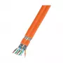EFB-Elektronik Duplex LANCat.7 toorkaabel 1000 AWG23 S/FTP, 2x4P FRNC-B, CPR Dca, oranž, 100 m Tootja: EFB Elektronik (MK7101DX.100-CPR)
