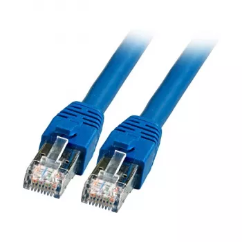 EFB-Elektronik RJ45 paigakaabel Cat.8.1 S/FTP LSZH BC sinine 3m Tootja: EFB Elektronik (K5528BL.3)