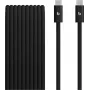 Apple Beats 240W USB-C kuni USB-C punutud kaabel 3m Bolt Must MHX64ZM/A