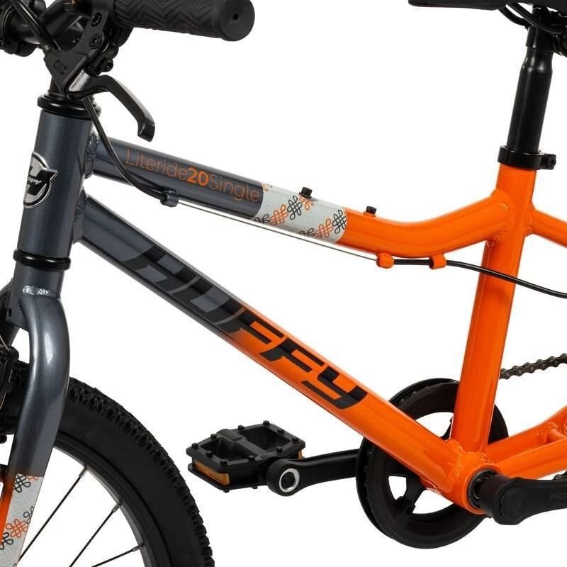 BMX-jalgratas Huffy HX PRO 20 alu, must-oranž (53005W)