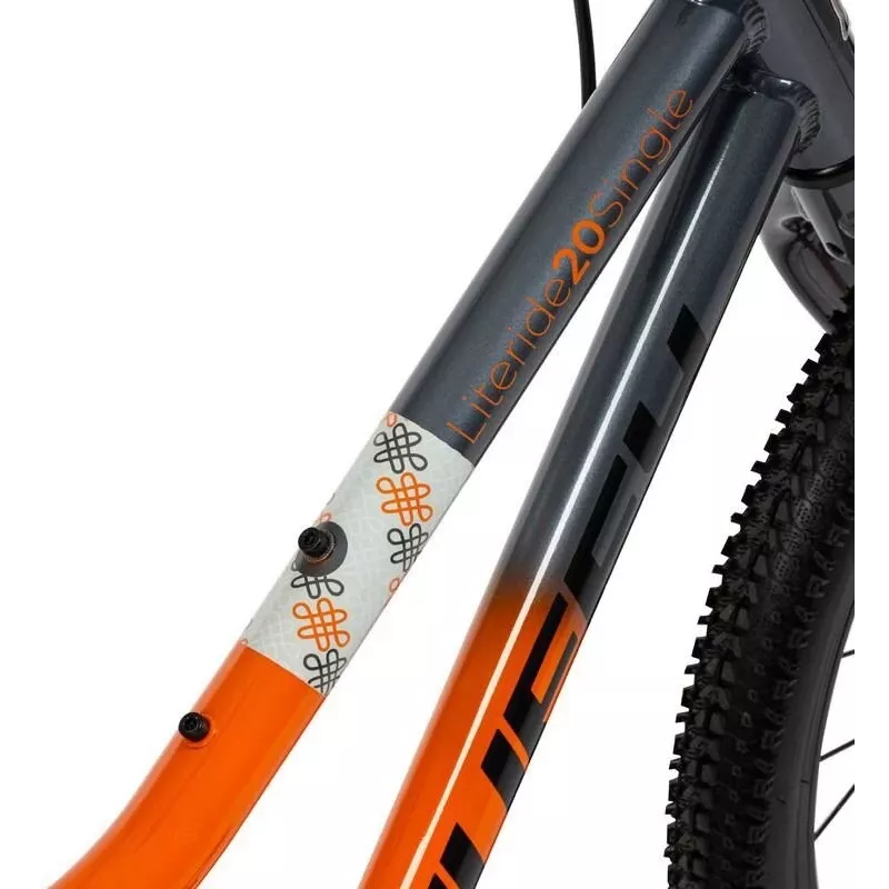 BMX-jalgratas Huffy HX PRO 20 alu, must-oranž (53005W)