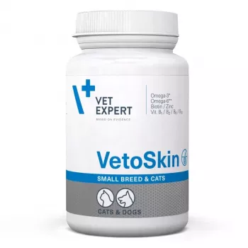 VetExpert VetoSkin Small Breed and Cats 60 kapslit.