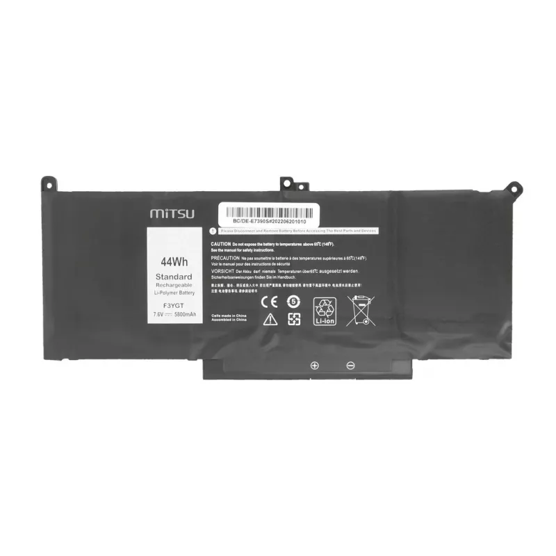 Aku Dell Latitude 7390, 7490 5800 mAh (44 Wh) 7.6 - 7.4