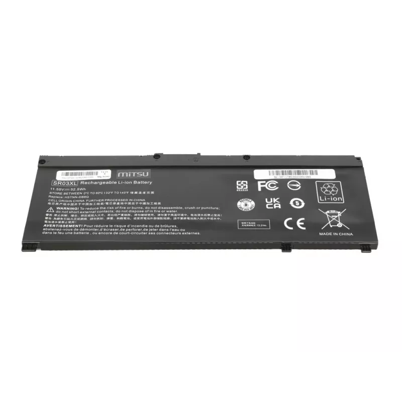 Aku HP GAMING 15 17 OMEN 15-DC SR03XL