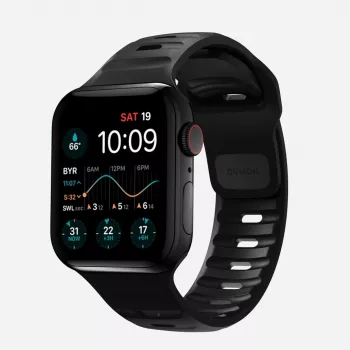 NOMAD Sport Band - rihm Apple Watch 46mm/49mm, FKM (must)