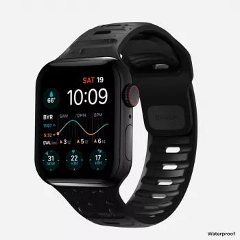 NOMAD Sport Band - rihm Apple Watch 46mm/49mm, FKM (must)