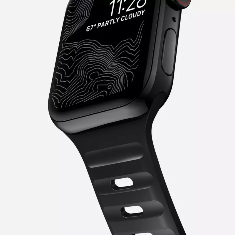 NOMAD Sport Band - rihm Apple Watch 46mm/49mm, FKM (must)