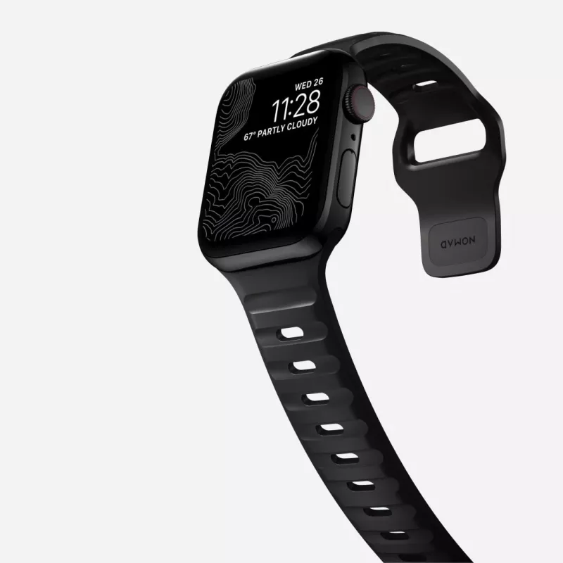 NOMAD Sport Band - rihm Apple Watch 46mm/49mm, FKM (must)