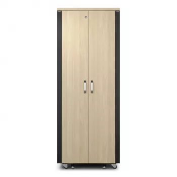 APC NetShelter - Kapp (horisontaalne) - helikindel - AC 230 V - vaher - 38U - 48,3 cm (19 tolli)