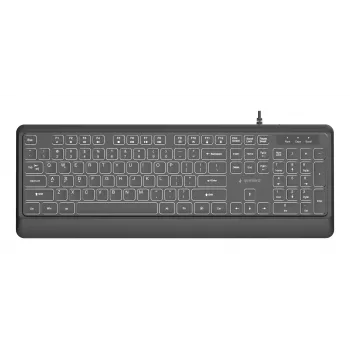 Multimeediumklaviatuur USB ENG/Must KB-UML-04 Gembird