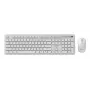 Klaviatuur + Hiir Wrl ENG/WH KBS-WPS-01-W Gembird