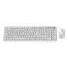 Klaviatuur + Hiir Wrl ENG/WH KBS-WPS-01-W Gembird