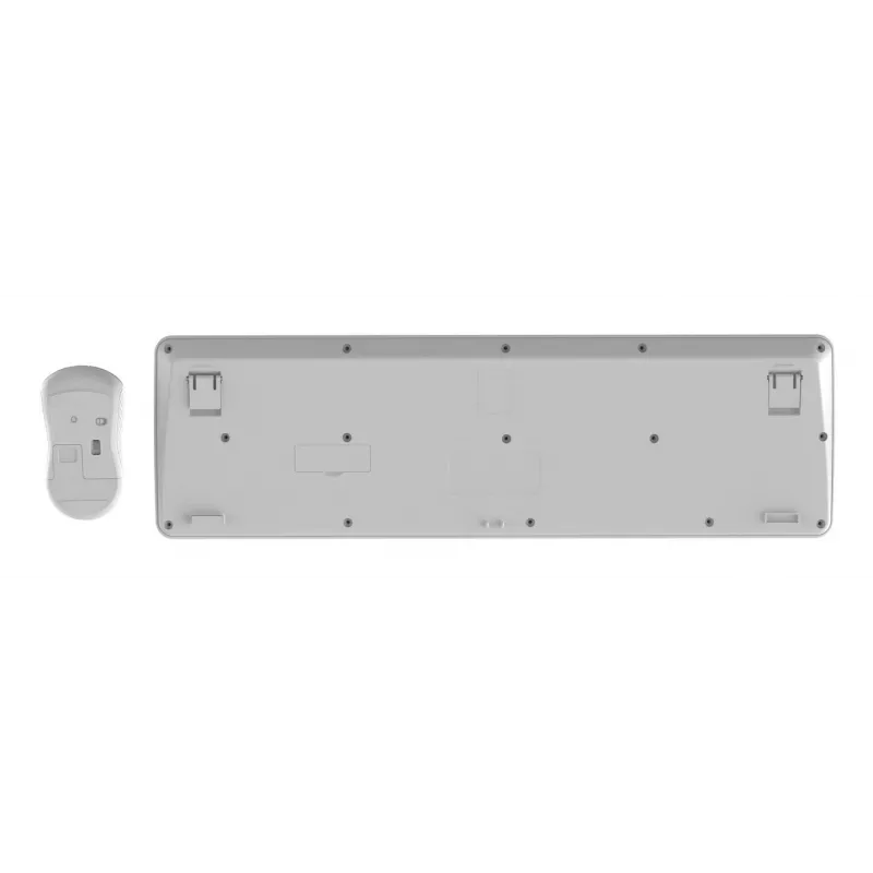 Klaviatuur + Hiir Wrl ENG/WH KBS-WPS-01-W Gembird