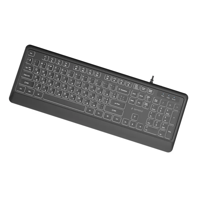 Klaviatuur multimeedium USB CYRILL/MUST KB-UML-04-CYRL Gembird