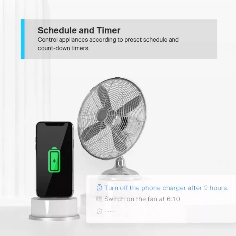 TP-Link Tapo Mini nutipistik, siseruumidesse, valge, kodu, polükarbonaat (PC), olek, CE, RoHS