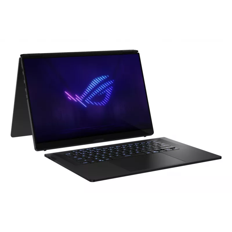ASUS ROG Zephyrus Duo GX651AX-SR005X Intel Core Ultra 9 386H hübriid (2-ühes) 40,6 cm (16 tolli) puutetundlik WQXGA+ 64 GB LPDDR5x-SDRAM 2 TB SSD NVIDIA GeForce RTX 5090 Wi-Fi 7 (802.11be) Windows 11 Pro hall