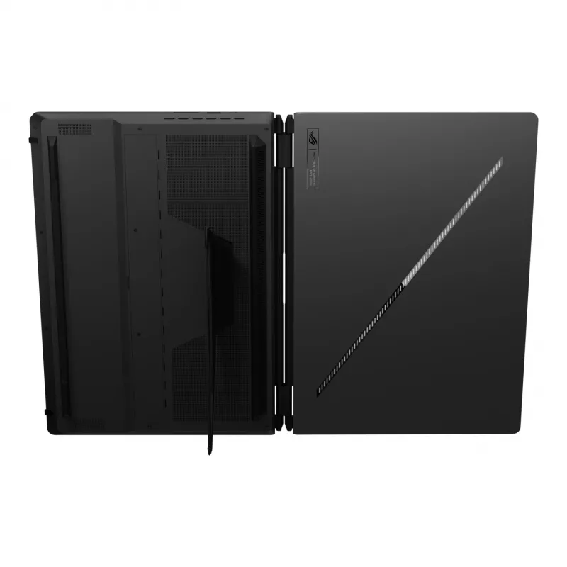 ASUS ROG Zephyrus Duo GX651AX-SR005X Intel Core Ultra 9 386H hübriid (2-ühes) 40,6 cm (16 tolli) puutetundlik WQXGA+ 64 GB LPDDR5x-SDRAM 2 TB SSD NVIDIA GeForce RTX 5090 Wi-Fi 7 (802.11be) Windows 11 Pro hall