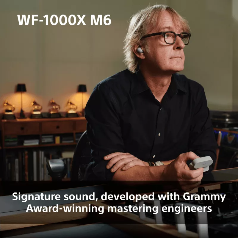 Sony WF1000XM6S.CE7 peakomplekt Juhtmevaba Kõrvasisene Kõned/muusika Bluetooth Hõbedane
