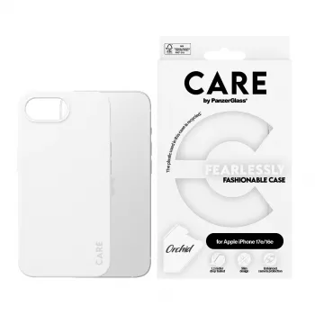 PanzerGlass CARE™ by ® ümbris Valge Orhidee iPhone 17e | 16e, kate, Apple - iPhone 16e, Apple - iPhone 17e, valge