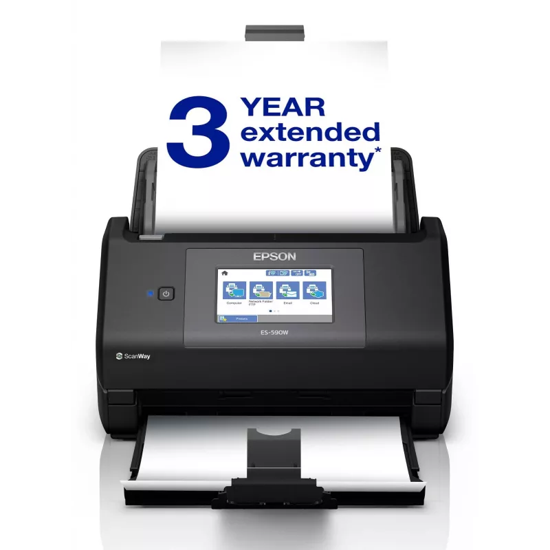 Epson WorkForce ES-590W lehtskanner 600 x 600 DPI A4 Must