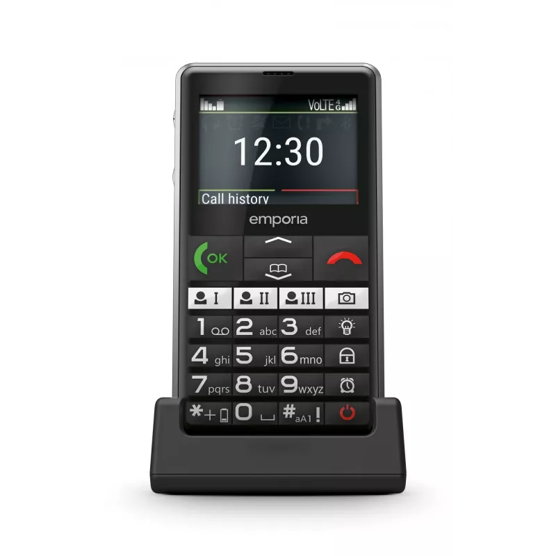 Emporia emporiaPURE-LTE 5.87 cm (2.31 tolli) 107 g must seenioritelefon