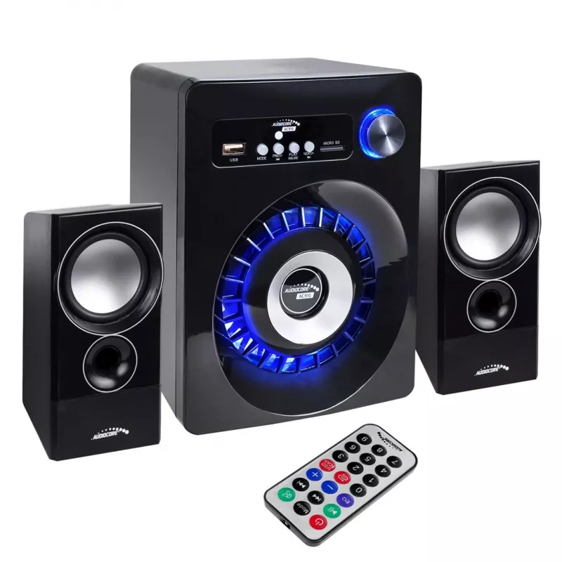 Audiocore AC910 kõlarikomplekt 10 W arvutile/sülearvutile must Bluetooth