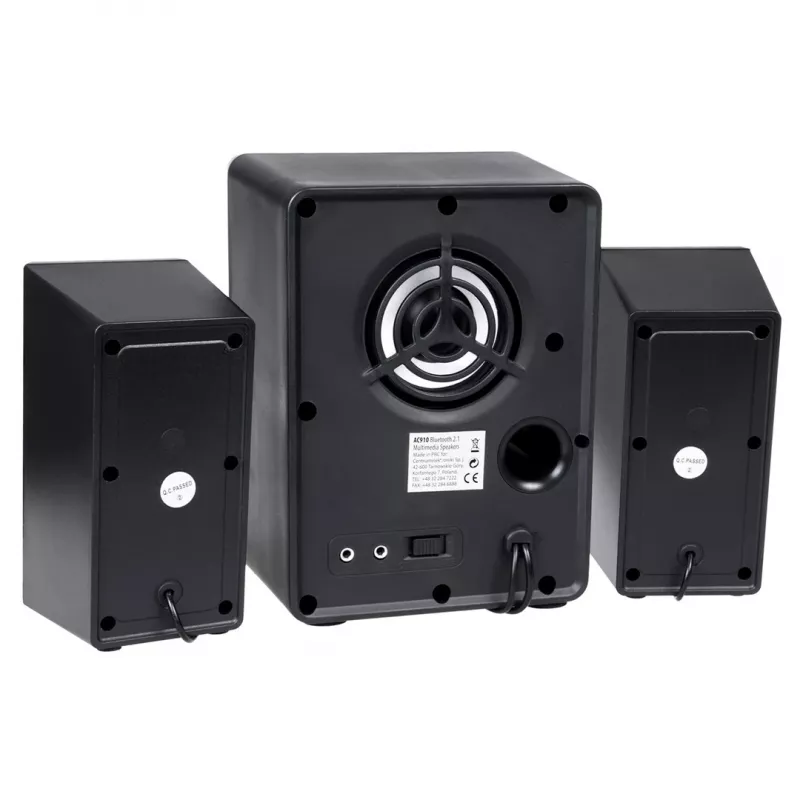 Audiocore AC910 kõlarikomplekt 10 W arvutile/sülearvutile must Bluetooth