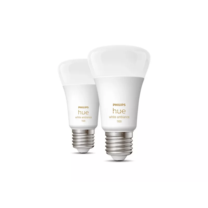 Philips Hue Valge ambience A60 – E27 nutipirn – 1100 (2 tk)