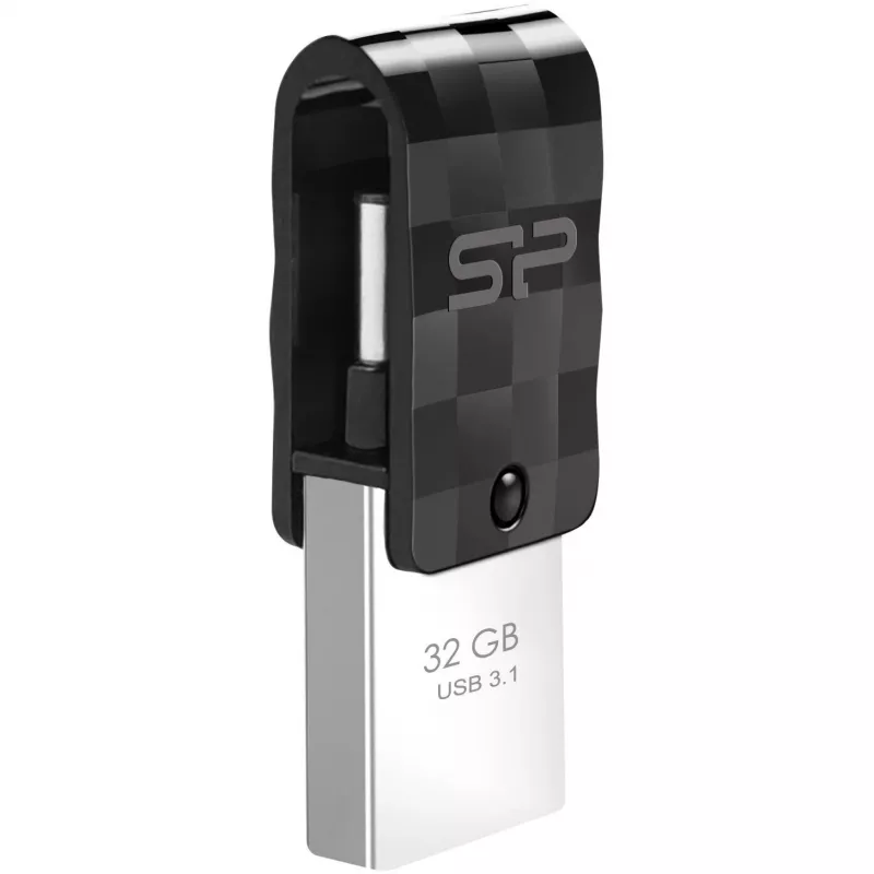 Silicon Power Mobile C31 - 32 GB - USB 3.0 (3.1 Gen 1) - Type-A/USB-C - Mac OS X 10.10 Yosemite - Mac OS X 10.11 El Capitan - Mac OS X 10.12 Sierra - Mac OS X 10.3 Panther,... - A