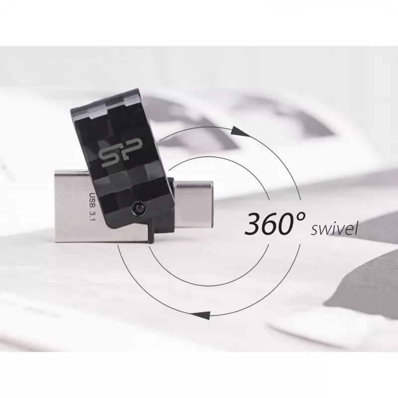 Silicon Power Mobile C31 - 32 GB - USB 3.0 (3.1 Gen 1) - Type-A/USB-C - Mac OS X 10.10 Yosemite - Mac OS X 10.11 El Capitan - Mac OS X 10.12 Sierra - Mac OS X 10.3 Panther,... - A