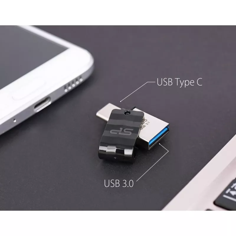 Silicon Power Mobile C31 - 32 GB - USB 3.0 (3.1 Gen 1) - Type-A/USB-C - Mac OS X 10.10 Yosemite - Mac OS X 10.11 El Capitan - Mac OS X 10.12 Sierra - Mac OS X 10.3 Panther,... - A
