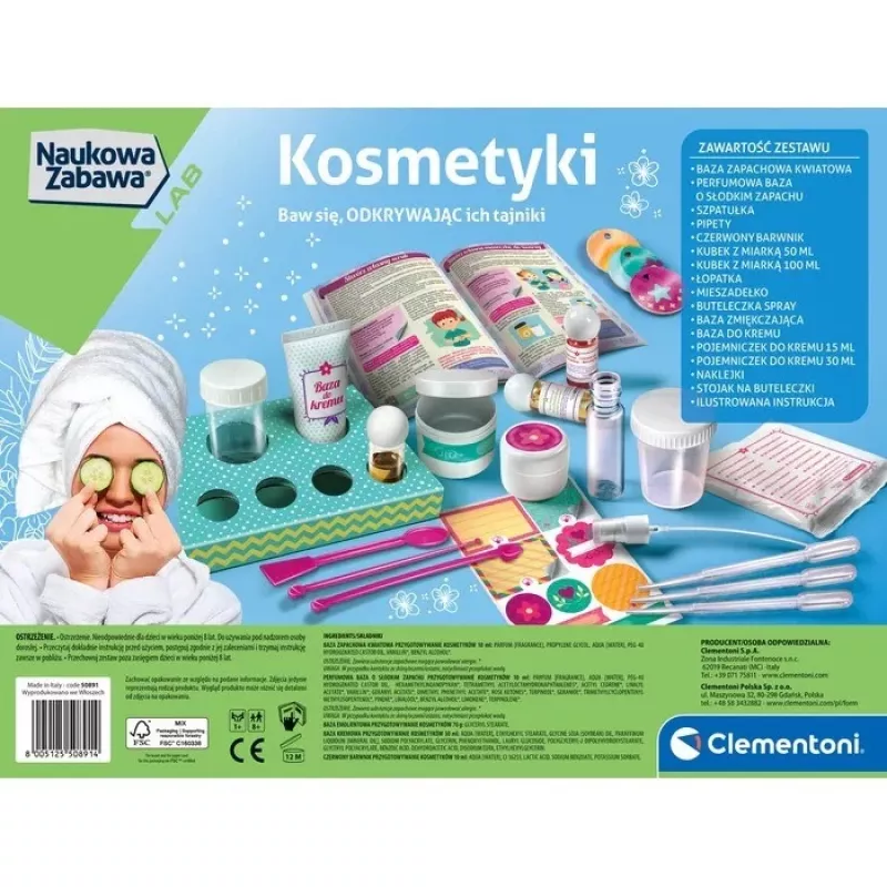 Clementoni Teaduslik lõbu. Kosmeetika 50891