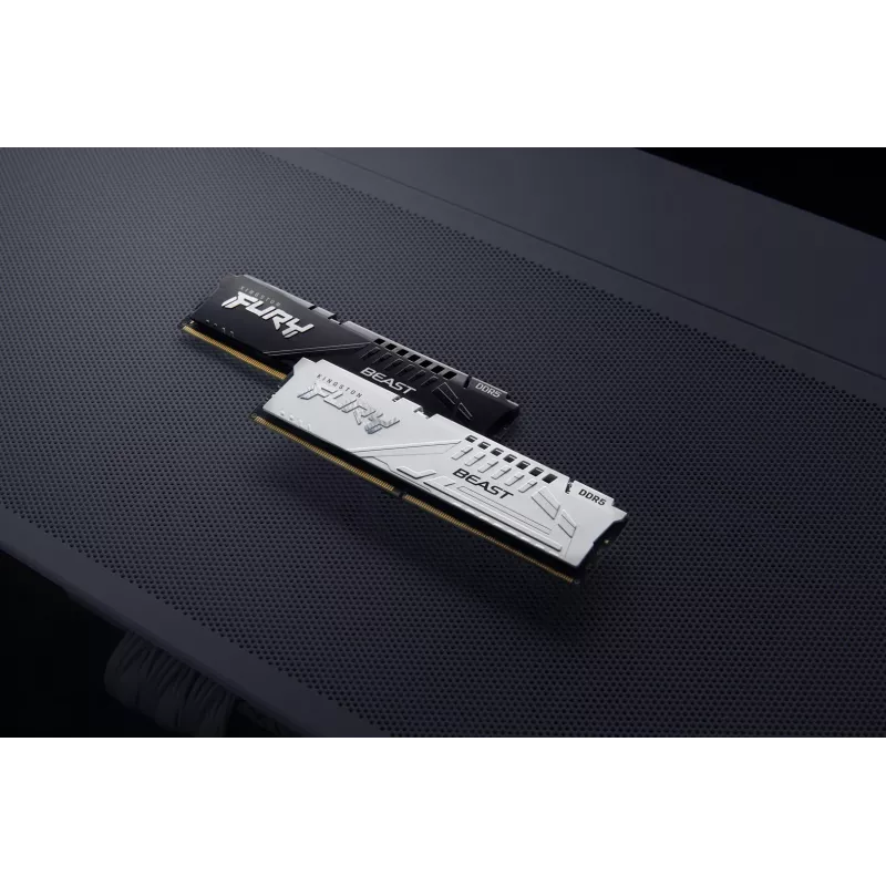 Kingston FURY Beast - DDR5 - Modul - 16 GB - DIMM 288-PIN - 5600 MT/s / PC5-44800 - CL40 - 1.25 V - ungepuffert - on-die ECC - weiß