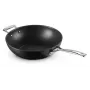 Le Creuset Toughened Non-Stick segamispann 30 cm must/hõbedane