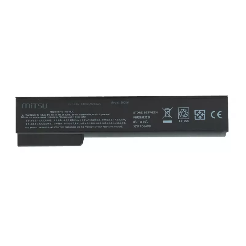 Aku HP EliteBook 8460p, 8460w 4400 mAh (48 Wh) 10.8 - 11.1 V