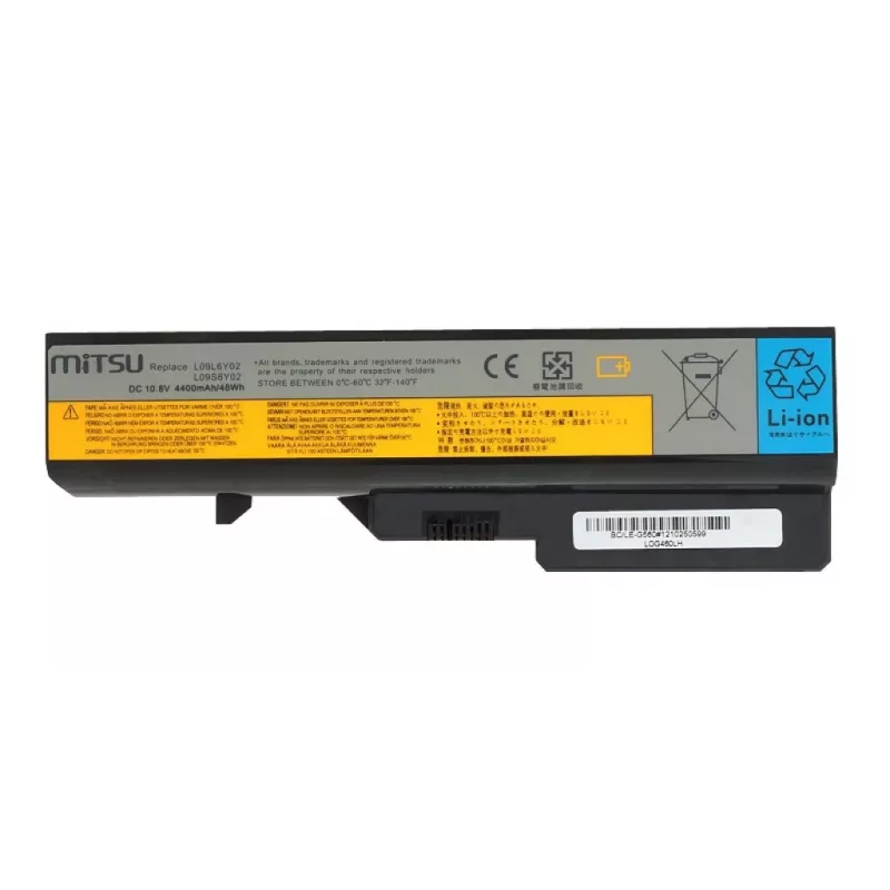 Aku Lenovo IdeaPad G460, G560 4400 mAh (48 Wh) 10.8–11.1 V