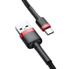 Baseus Cafule USB-C kaabel 2A 3m (Must+Punane)