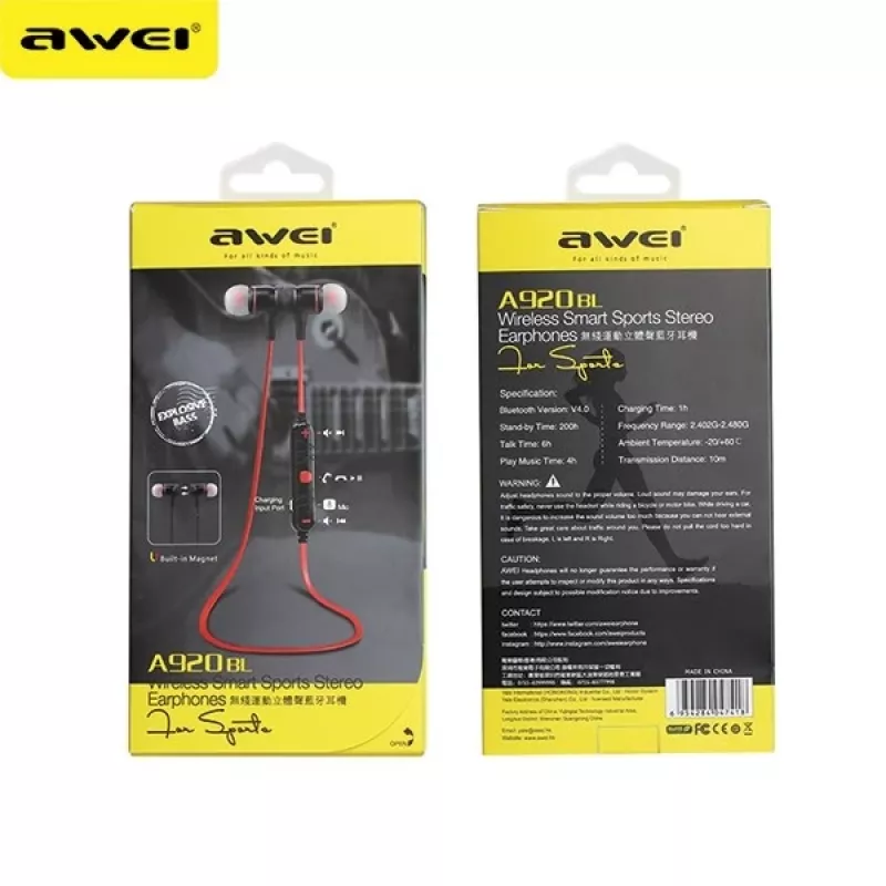 Stereo Bluetooth-kõrvaklapid A920BL must