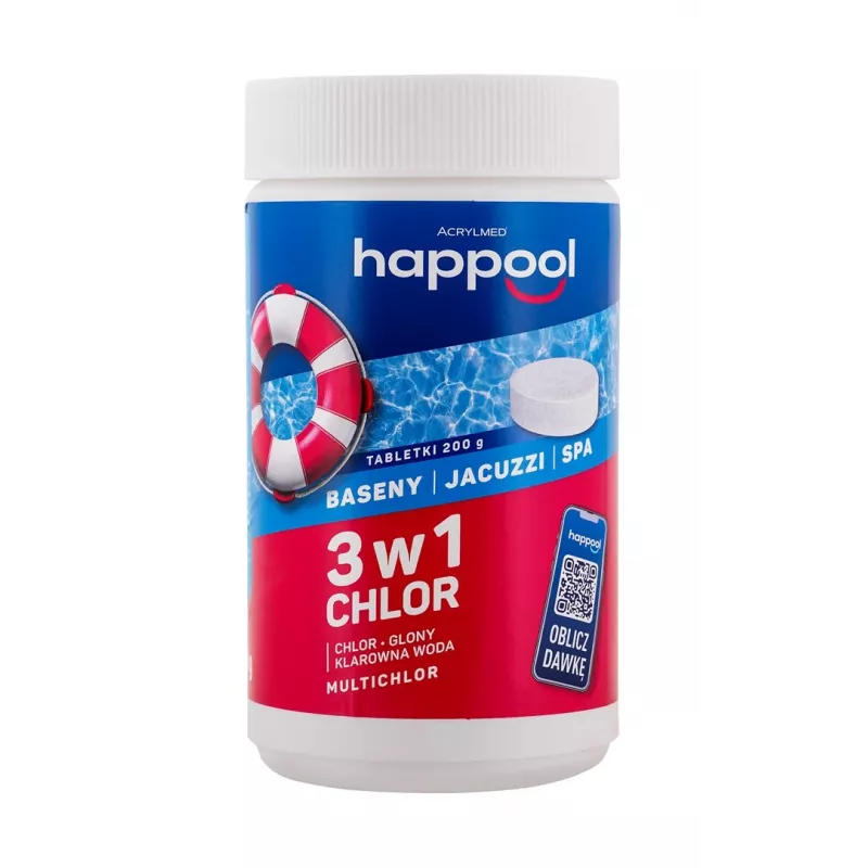 Acrylmed MULTICHLOR 3 in 1 klooritabletid basseini jaoks 1 kg