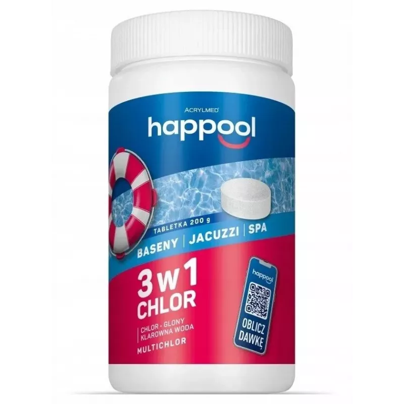 Acrylmed MULTICHLOR 3 in 1 klooritabletid basseini jaoks 1 kg