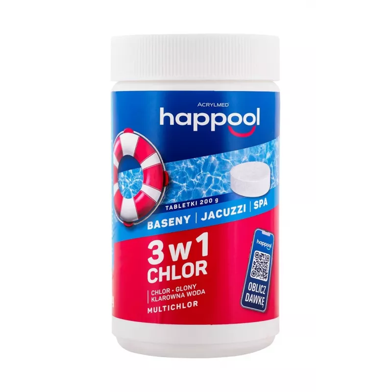Acrylmed MULTICHLOR 3 in 1 klooritabletid basseini jaoks 1 kg